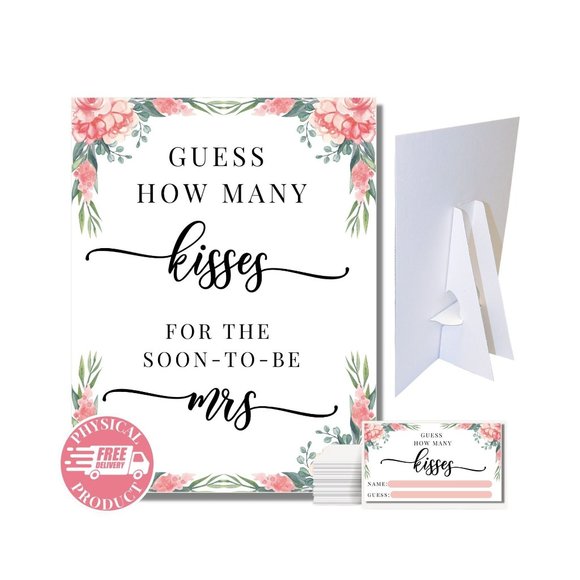 Bridal Shower Games - Wedding Shower Games - Bachelorette Games - Ideas Favors - Picture 1 of 4